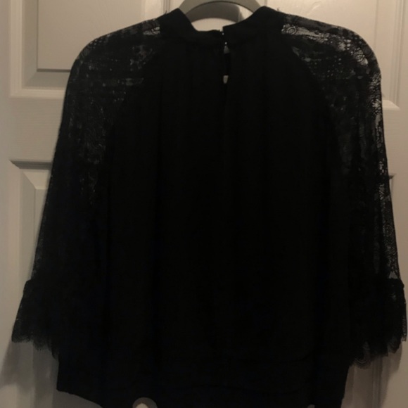 What Not to Wear lace sleeve blouse - Picture 3 of 3